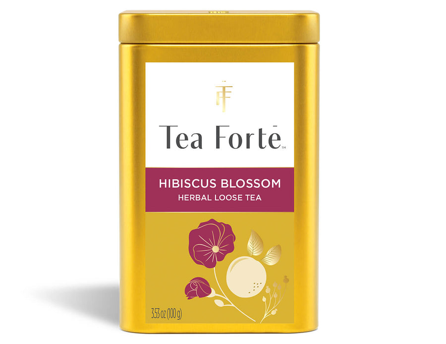 Hibiscus Blossom Loose Leaf Tea Canister